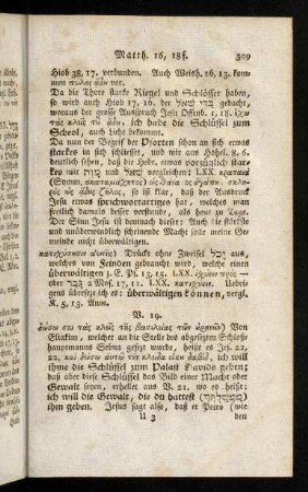 309-317, Matth. 16, 19-28