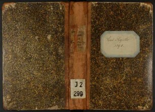 Korrespondensregister für die Zivilrechtspflege: Januar 1898 - Dezember 1898