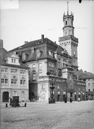 Löbau, Rathaus, alter Zustand