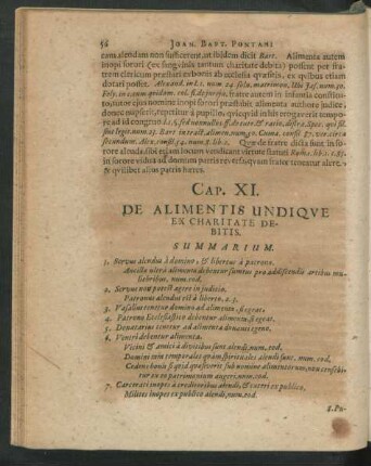 Cap. XI. De Alimentis Undique Ex Charitate Debitis.