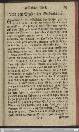 Von den Stufen der Verdammniß