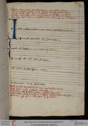 Michael Beheim: 66 Lieder in seiner Slegweise