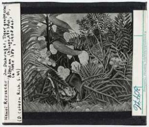 Henri Rousseau: Im Dschungel. Chicago, Art Institute