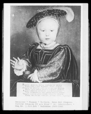 Porträt Eduards VI. als Kind