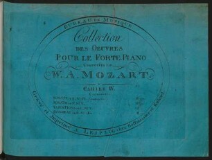 Cah. 4: Collection Des Oeuvres Pour Le Forte-Piano
