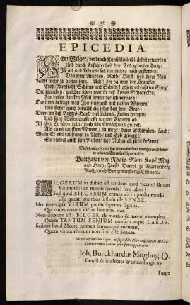 36-48, Epicedia.; Epitaphium.