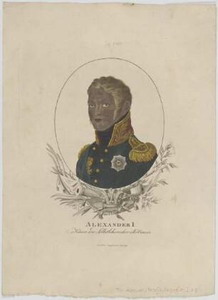 Bildnis des Alexander I., Zar von Russland