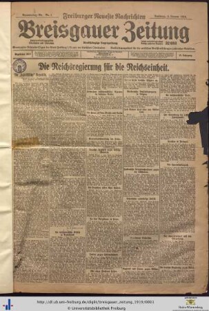 Nr. 1-30 (Januar 1919)