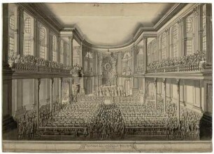 Tedeum in der katholischen Hofkapelle 1719 in Dresden