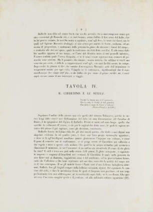 Tavola IV. Il Cherubino E Le Stelle