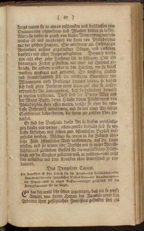 Das Dreyzehnte Capitel.