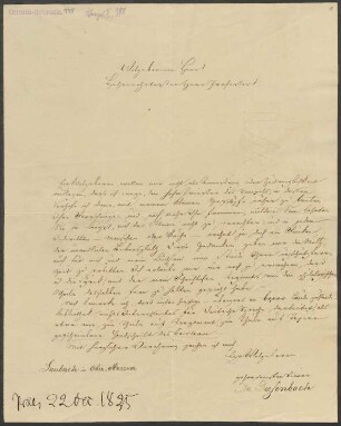 Brief an Jacob Grimm : 22.12.1835-14.02.1861