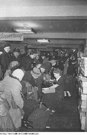 Handelsorganisation (HO) - Konsumgenossenschaft, Kaufhaus, Februar 1954