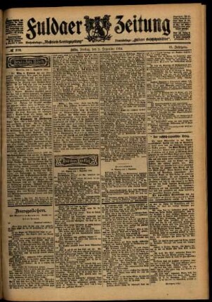 Ausgabe vom Freitag, den 02. Dezember 1904.