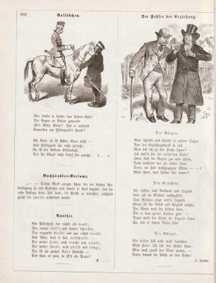 "Ballädchen" "Der Fehler der Erziehung"