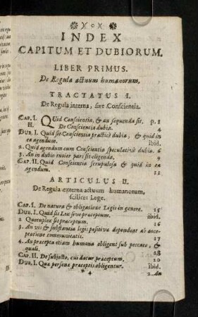 4r-11v, Index Capitum Et Dubiorum.