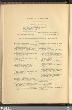 Official Directory