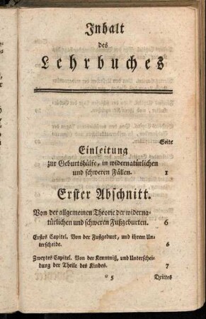 Inhalt des Lehrbuches.