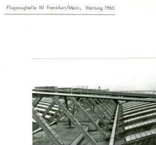 Flughafen Rhein-Main, Flugzeughalle III, 1961