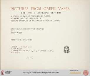 Pictures from Greek vases: the white Athenina lekythi