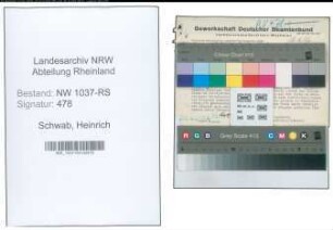 Entnazifizierung Heinrich Schwab , geb. 26.04.1892 ()