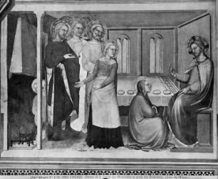 Kapellenausmalung — Magdalenenszenen — Jesus bei Maria und Martha