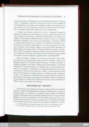 Histoires De "Francs"