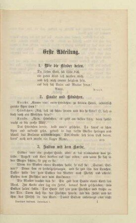 Erste Abteilung