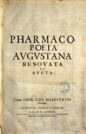 Pharmacopoea Augustana