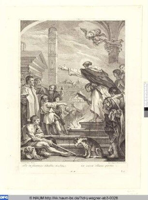 Ter in flammas Libellus traditus, ter exivit illaesus penitus