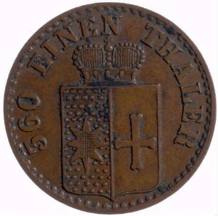 Münze, Pfennig, 1867