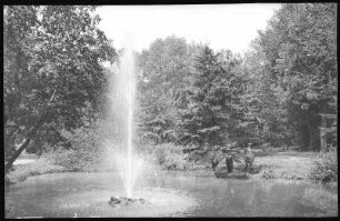 Großenhain. Springbrunnen im Stadtpark