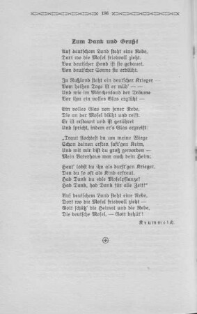 62. Zum Dank und Gruß
