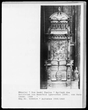 Epitaph des Gottfried von Raesfeld (gestorben 1586)