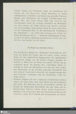 Die Krypta des ottonischen Domes