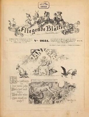 Fliegende Blätter. 104 = Nr. 2631 - 2656. 1896
