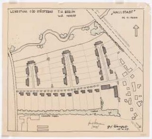 Hallstadt: Lageplan 1:1000