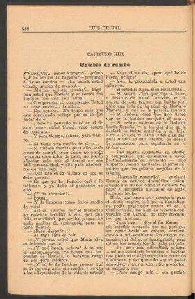 Capítulo XIII : Cambio de rumbo
