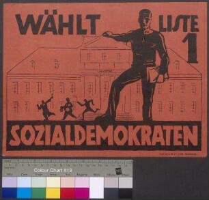 Wahlplakat der SPD zur Landtagswahl am 27. November 1927