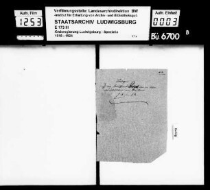 Oberamtsvisitation Maulbronn von 1837