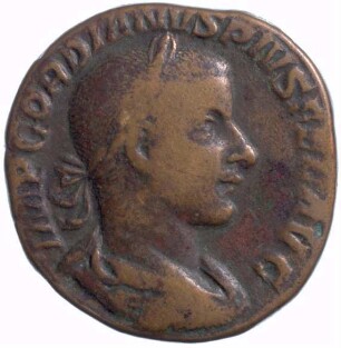 Münze, Sesterz, 244
