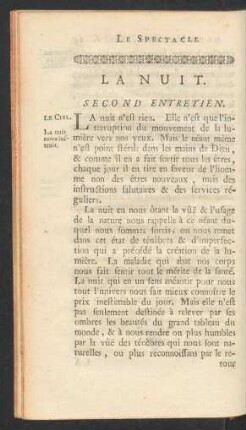 Second entretien. La nuit.