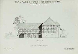 Zschopauthal, Blaufarbenwerk, Rekonstruktion, 1954