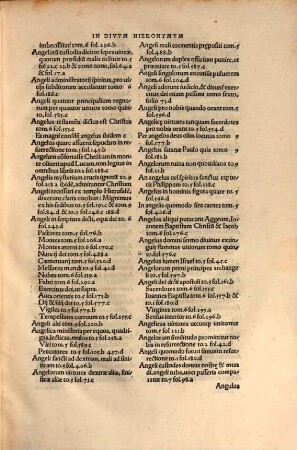 Omnes Qvae Extant D. Hieronymi Stridonensis Lvcvbrationes : Una Cum Pseudepigraphis, & alienis admixtis, in novem digestae tomos. 10, Index in Tomos omnes ...