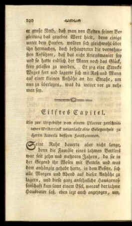 Eilftes Capitel. - Zwanzigstes Capitel.
