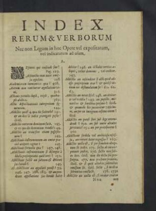 Index rerum & verborum