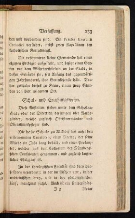 Schul- und Erziehungswesen.