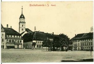Bischofswerda. Markt