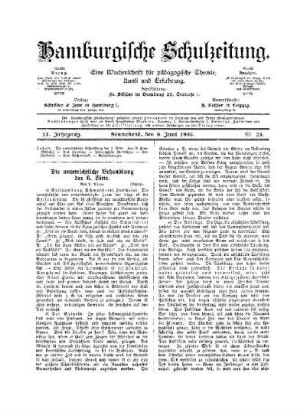 Die unterrichtliche Behandlung der 6. Bitte : (Schluß)