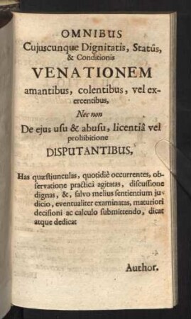 Omnibus Cujuscunque Dignitatis